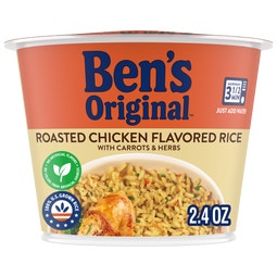 BEN'S ORIGINAL™ Roasted Chicken Flavored Rice with Carrots and Herbs Single Serve Cup image