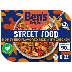 BEN'S ORIGINAL™ Street Food Honey BBQ Bean & Rice with Chicken image