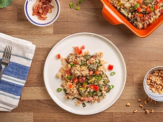 Hoppin john on a plate