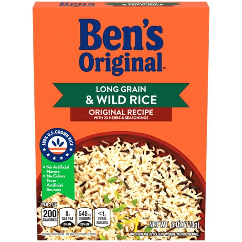 Ben S Original Long Grain Wild Rice Original Recipe