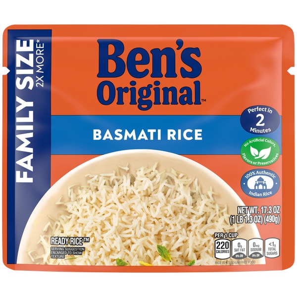BEN'S ORIGINAL™ READY RICE™ Basmati Family Size Rice