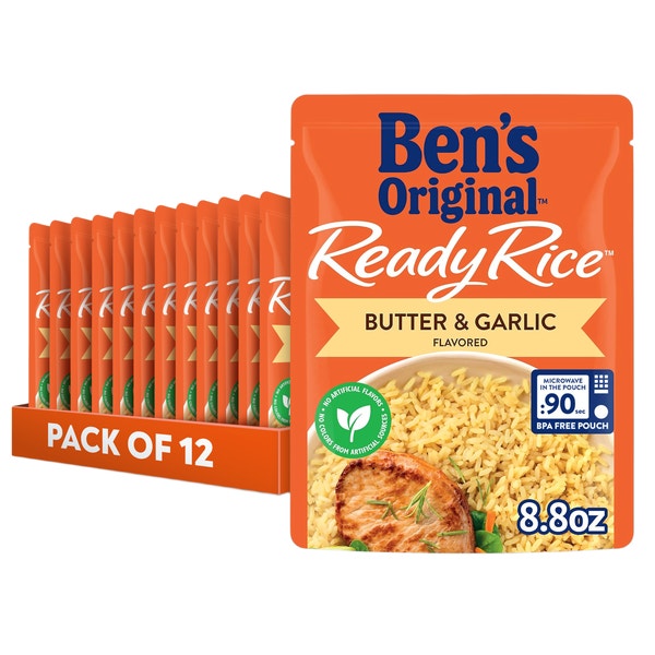BEN'S ORIGINAL™ READY RICE™ Butter & Garlic Flavored Rice