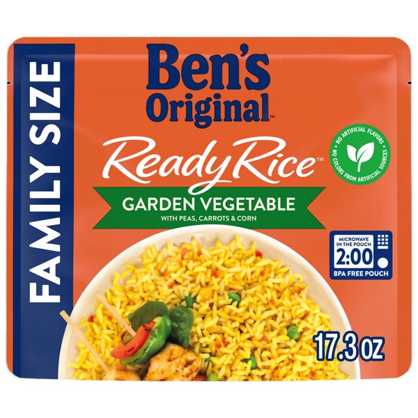 BEN'S ORIGINAL™ READY RICE™ Vegetable Medley Family Size Rice