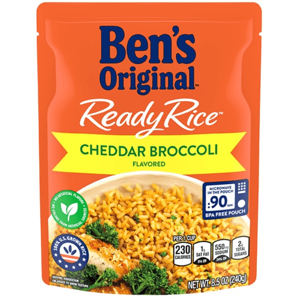 Cheddar Broccoli Instant Microwavable Rice Ben’s Original™