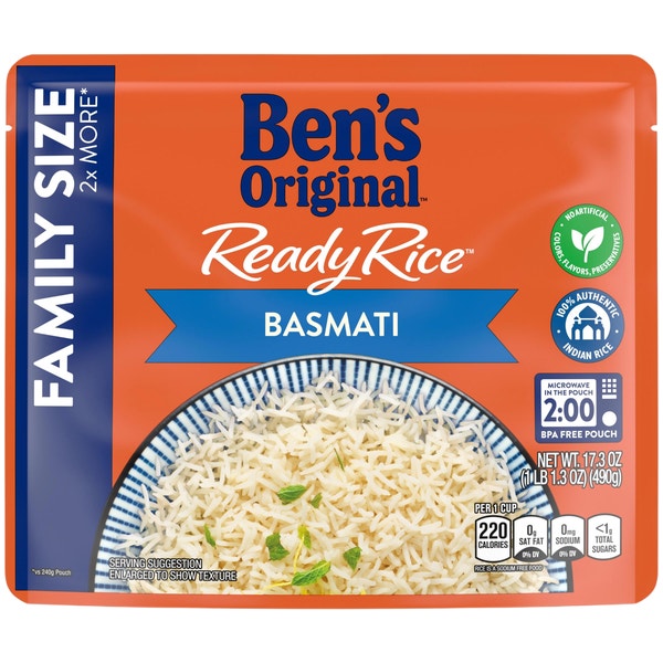 BEN'S ORIGINAL™ READY RICE™ Basmati Family Size Rice